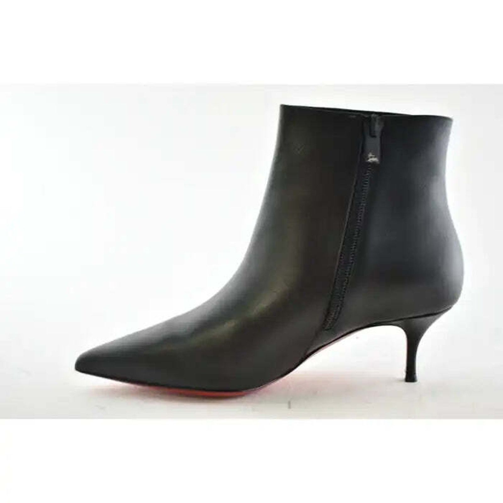 Christian Louboutin Christian Louboutin So Kate Booty 55 Black Leather Ankle Size US 6 / IT 36 - 8 Thumbnail