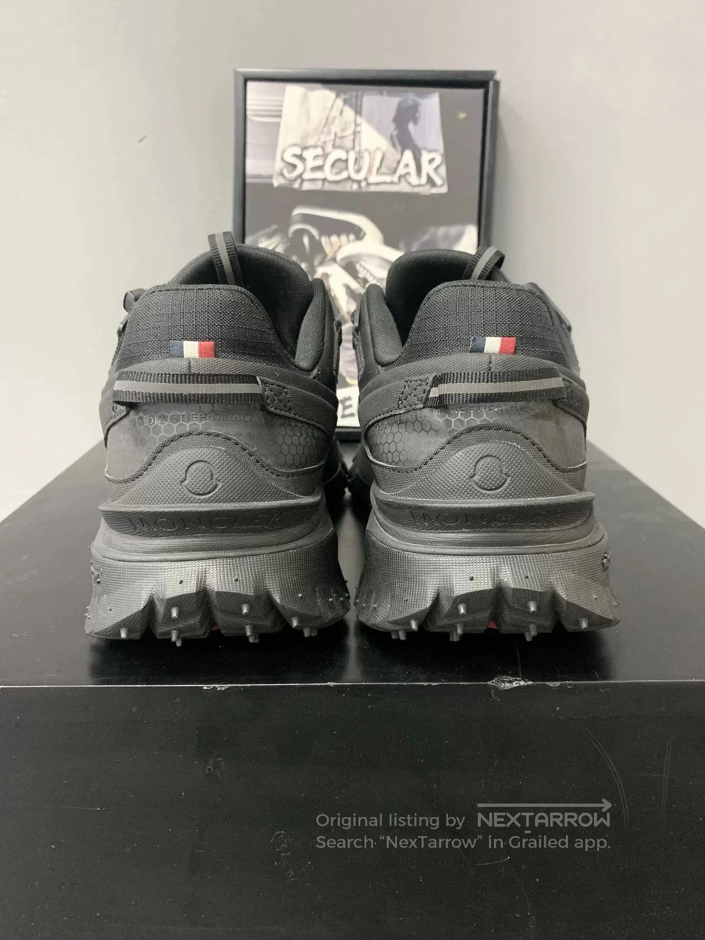 Moncler moncler black casual sports trail shoes. Size US 10 / EU 43 - 7 Thumbnail