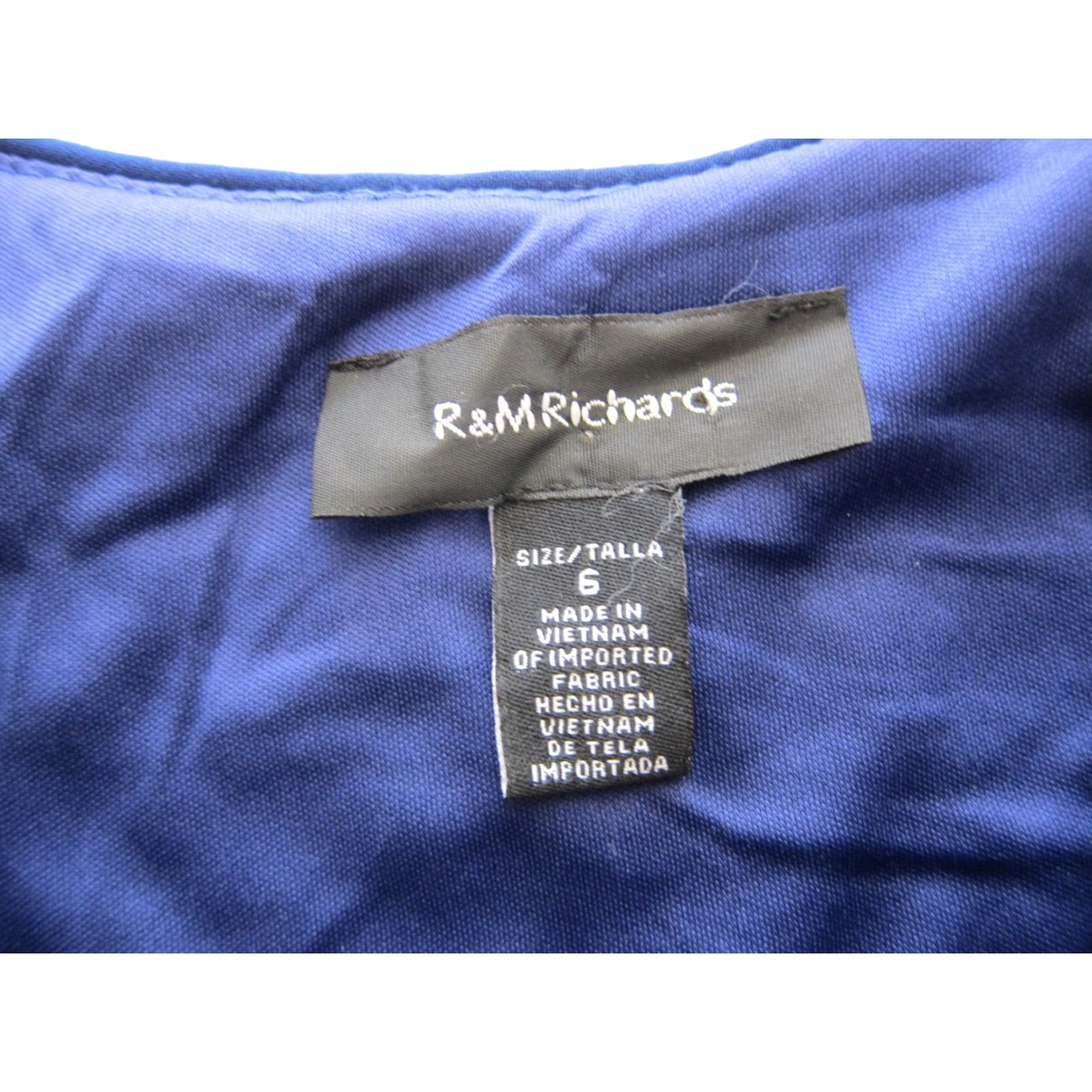 Vintage VINTAGE R&M Richards Blue Stretch Sparkle Sequin Sleeveless Ruched Sheath Dress Small Dress Size S / US 4 / IT 40 - 4 Thumbnail
