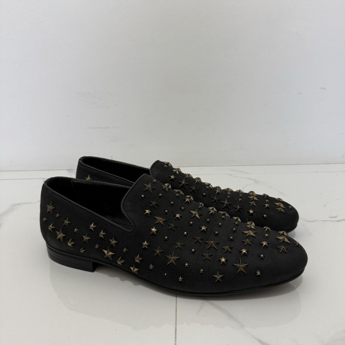 Jimmy Choo Star Studded Loafers