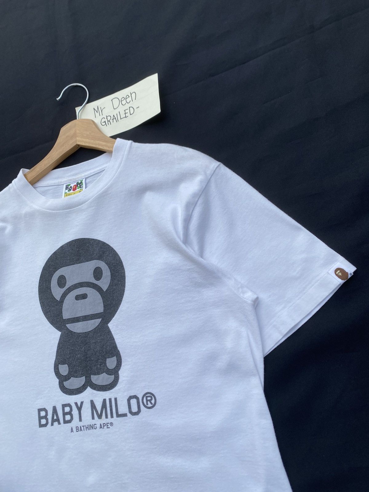 Bape Vintage Baby Milo A Bathing Ape White Tee Size US M / EU 48-50 / 2 - 16 Thumbnail