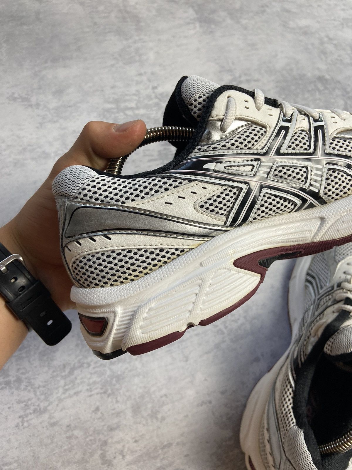 Asics × Vintage RARE ASICS Gel Blackhawk Ruby Y2K Running VINTAGE SNEAKERS Size US 7 / EU 40 - 11 Thumbnail