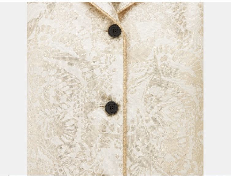 Dior o1w1db10225 411V29A Short-Sleeved Shirt in Beige Size M / US 6-8 / IT 42-44 - 3 Thumbnail