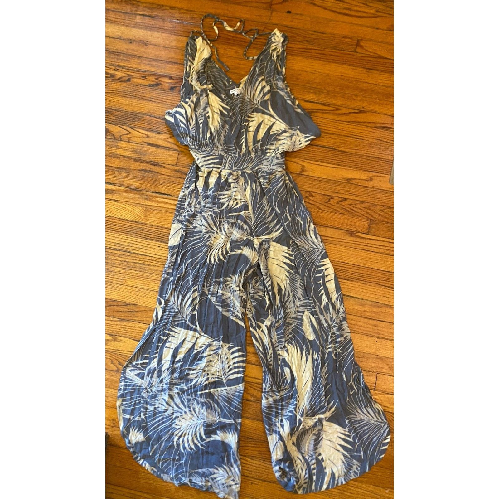 O'Neill O’Neill Jumper Palm Wide Leg Split Leg Jumpsuit Small Pocket Size 28" / US 6 / IT 42 - 1 Thumbnail