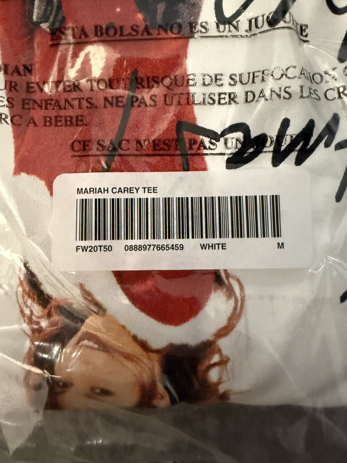 Supreme Supreme Mariah Carey Tee White Size US M / EU 48-50 / 2 - 3 Thumbnail