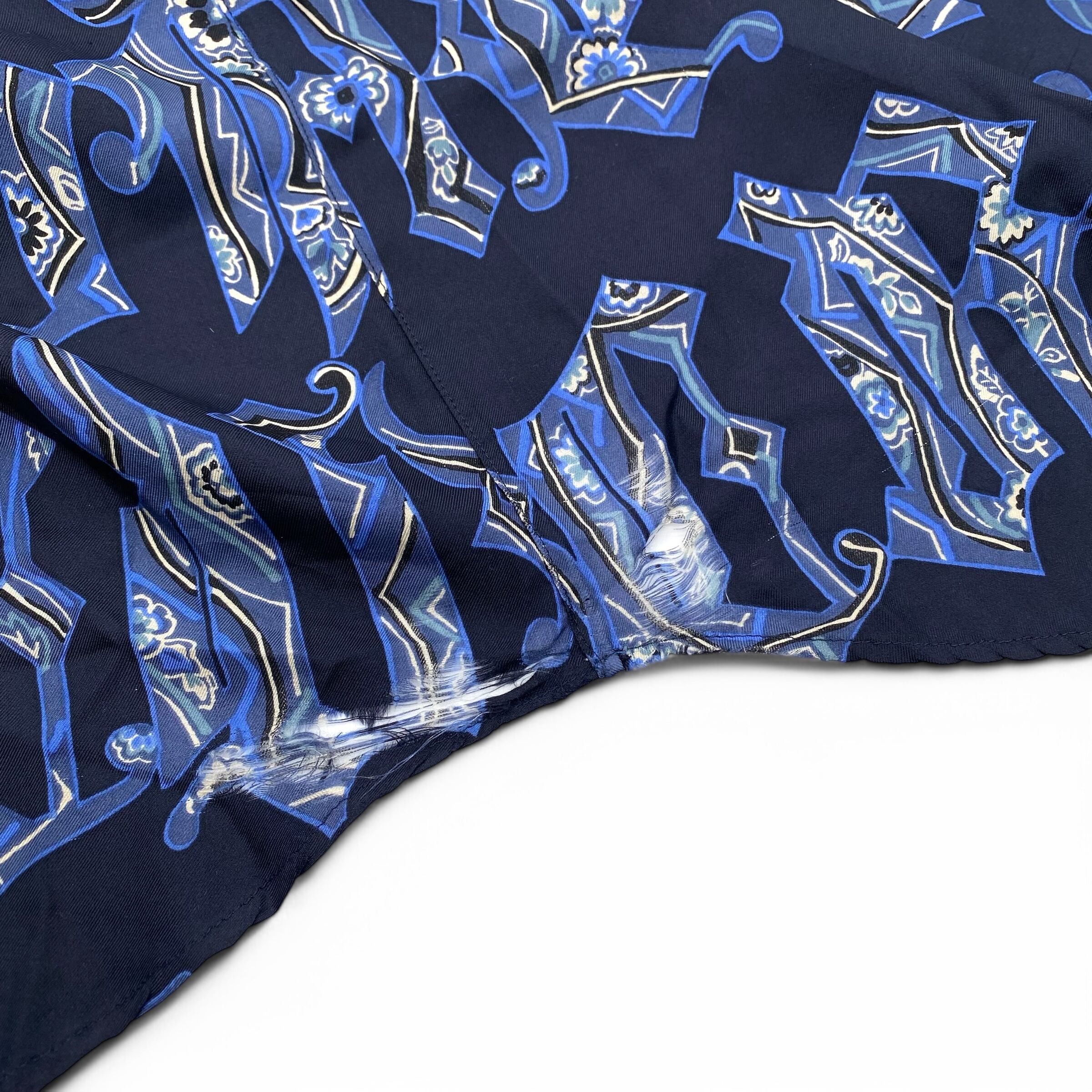 Versace Versace Long Sleeve Open Collar Aloha Shirt Size 48 Size XL / US 12-14 / IT 48-50 - 8 Thumbnail