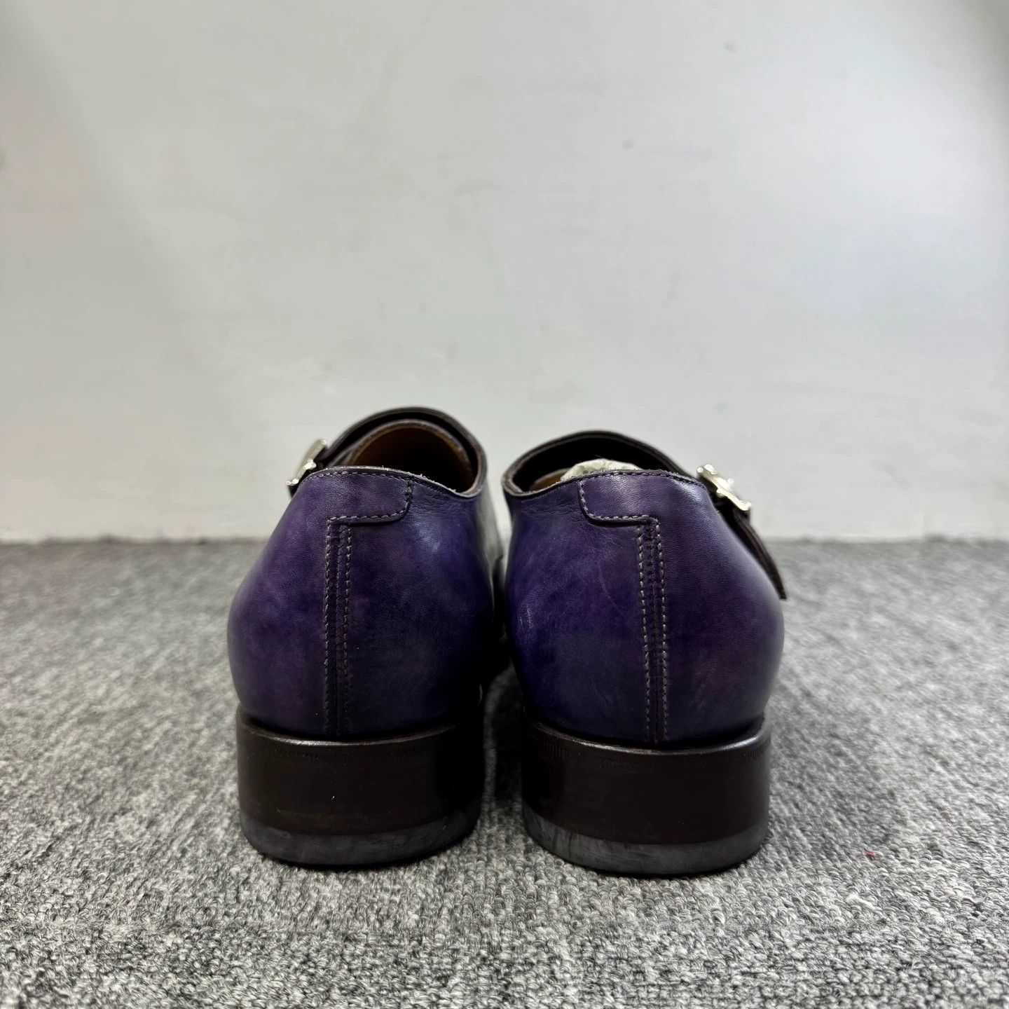 Santa Cruz Skateboards Santoni Hand Burnished Leather Shoes US 6 95New Size US 6 / EU 39 - 3 Thumbnail