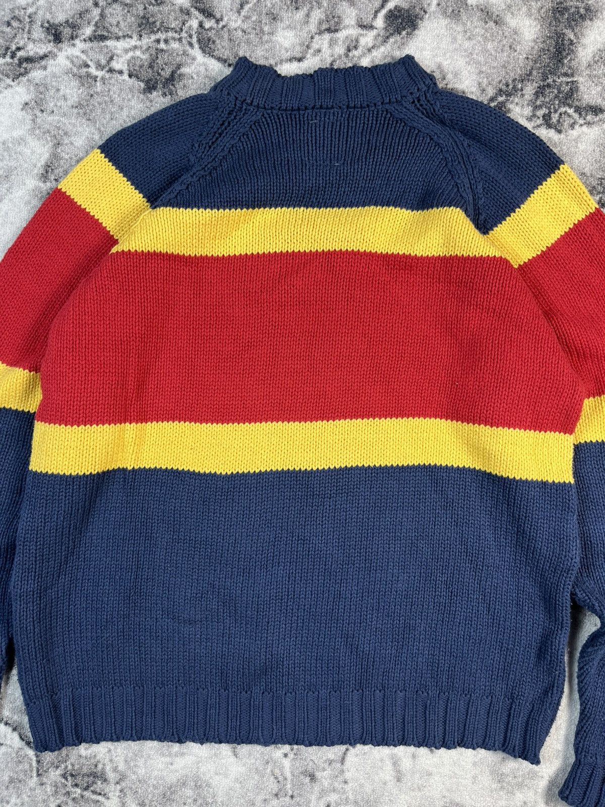 Vintage Droopy Cartoon Knit Sweater Vintage 90s Stripe Size US M / EU 48-50 / 2 - 11 Thumbnail
