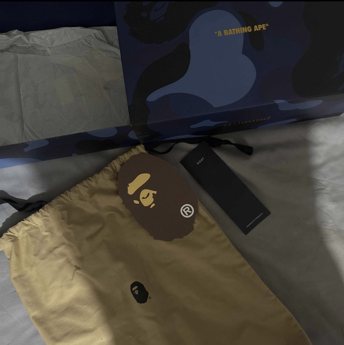 Bape × JJJJound JJJJound x Bapesta ‘White Navy’ Size US 8.5 / EU 41-42 - 8 Thumbnail