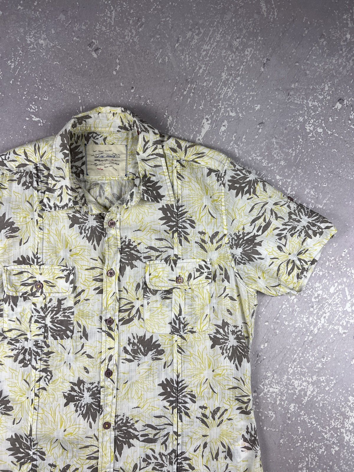 Vintage Vintage Hawaiian Floral Cotton Two Pockets Shirt Size US M / EU 48-50 / 2 - 2 Thumbnail