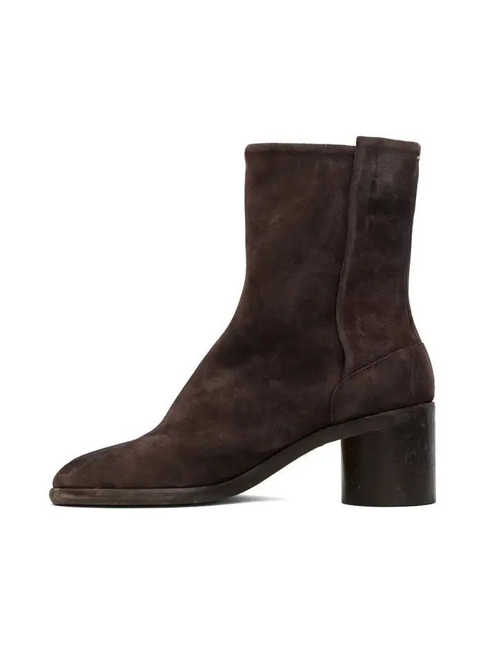 Maison Margiela o1bcso1str0126 Tabi Ankle Boots in Brown Size US 12 / EU 45 - 3 Thumbnail