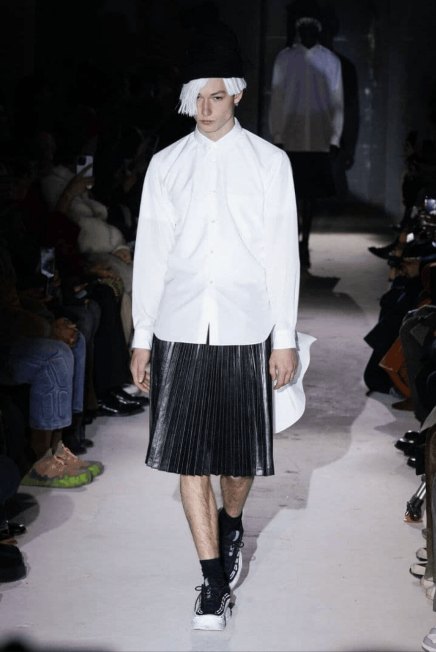 Comme des Garcons Homme Plus COMME des GARCONS Homme - Leather Wrap Pleated Short Pants Size US 30 / EU 46 - 11 Thumbnail