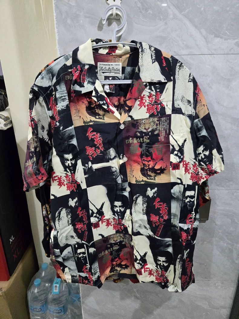Wacko Maria wacko maria No Righteous Battle rayon shirt 2503-Nextarrow Size US M / EU 48-50 / 2 - 1 Thumbnail
