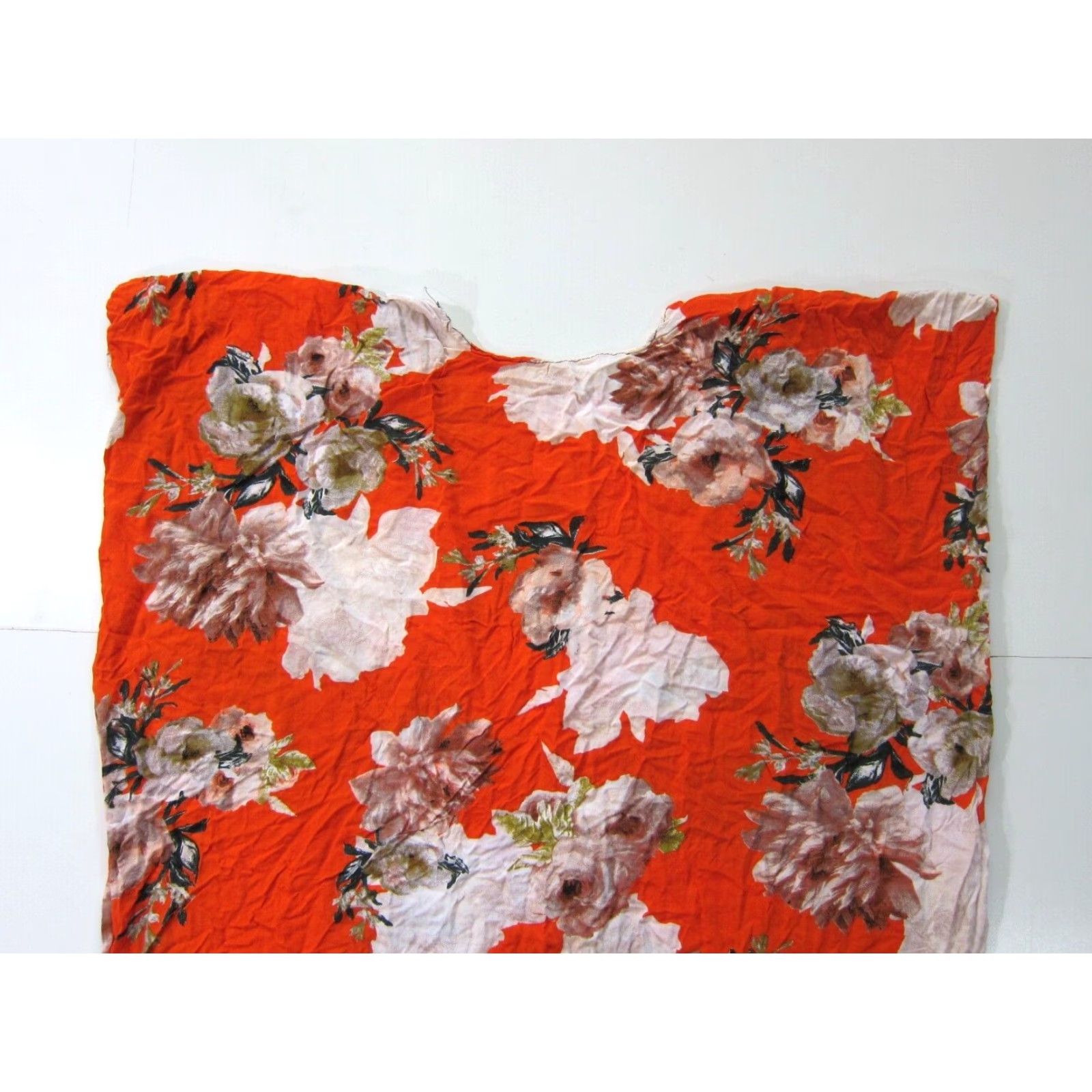 Vintage VINTAGE Kaftan Dress Women OS Maxi Floral Orange Green White Paisley Long Maxi Dress Size ONE SIZE - 5 Thumbnail