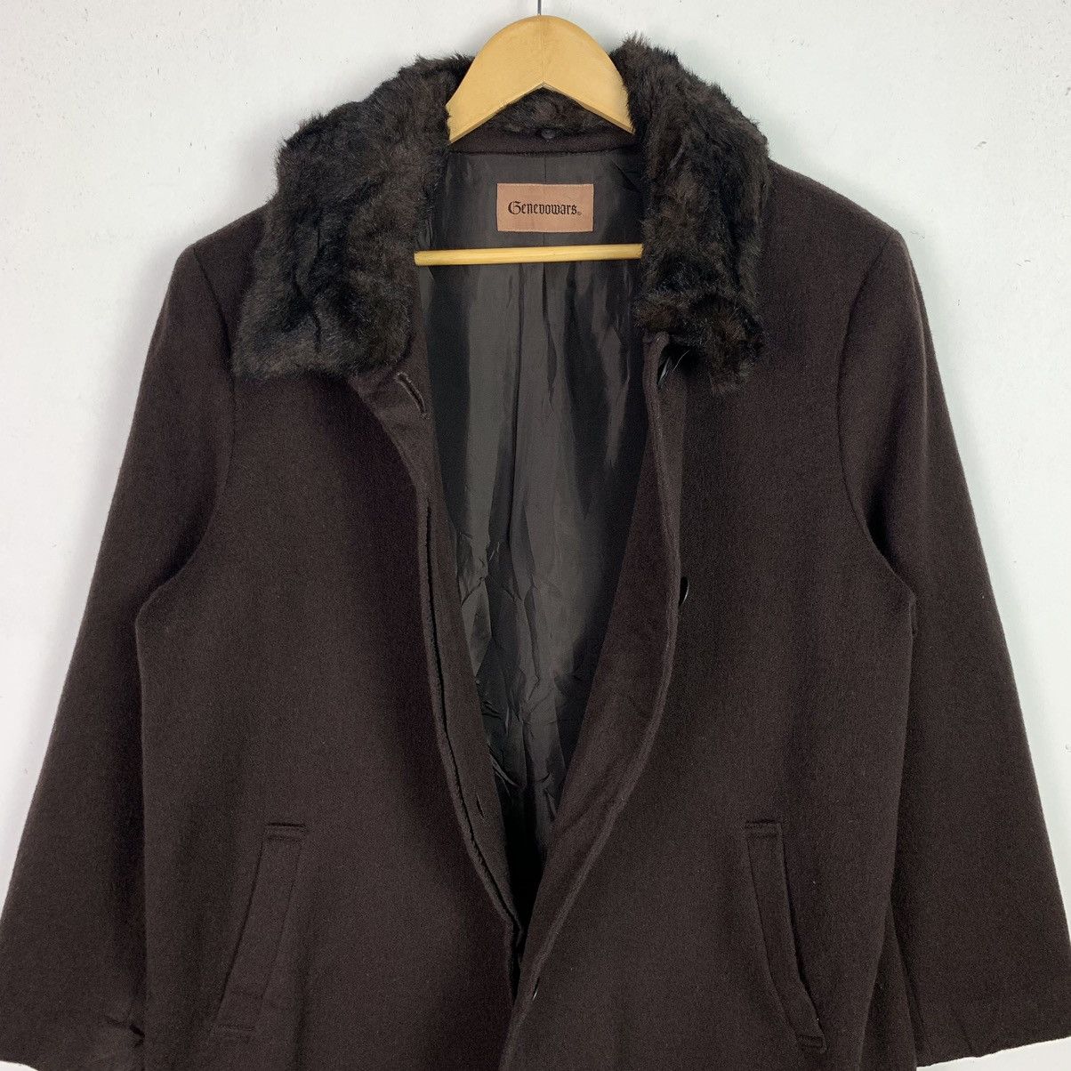 Japanese Brand × Vintage Vintage Japanese Brand Wool Coat Jacket Size US XL / EU 56 / 4 - 11 Thumbnail