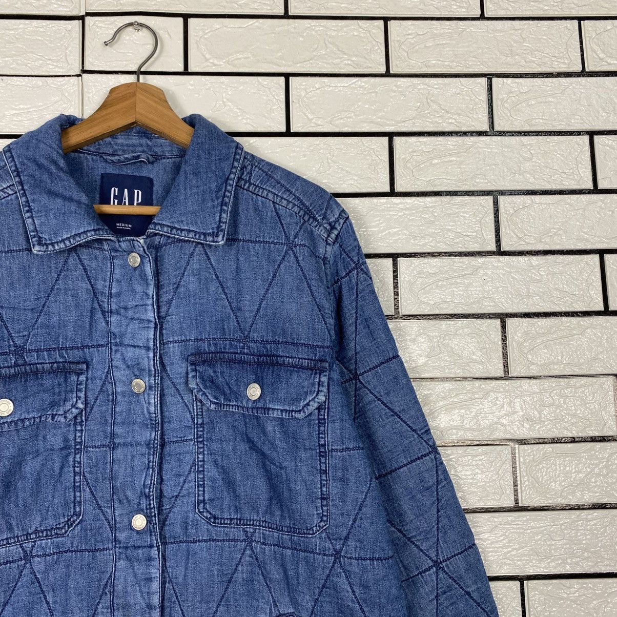 Japanese Brand Vintage Shirt Denim Jacket Gap Size US M / EU 48-50 / 2 - 7 Thumbnail