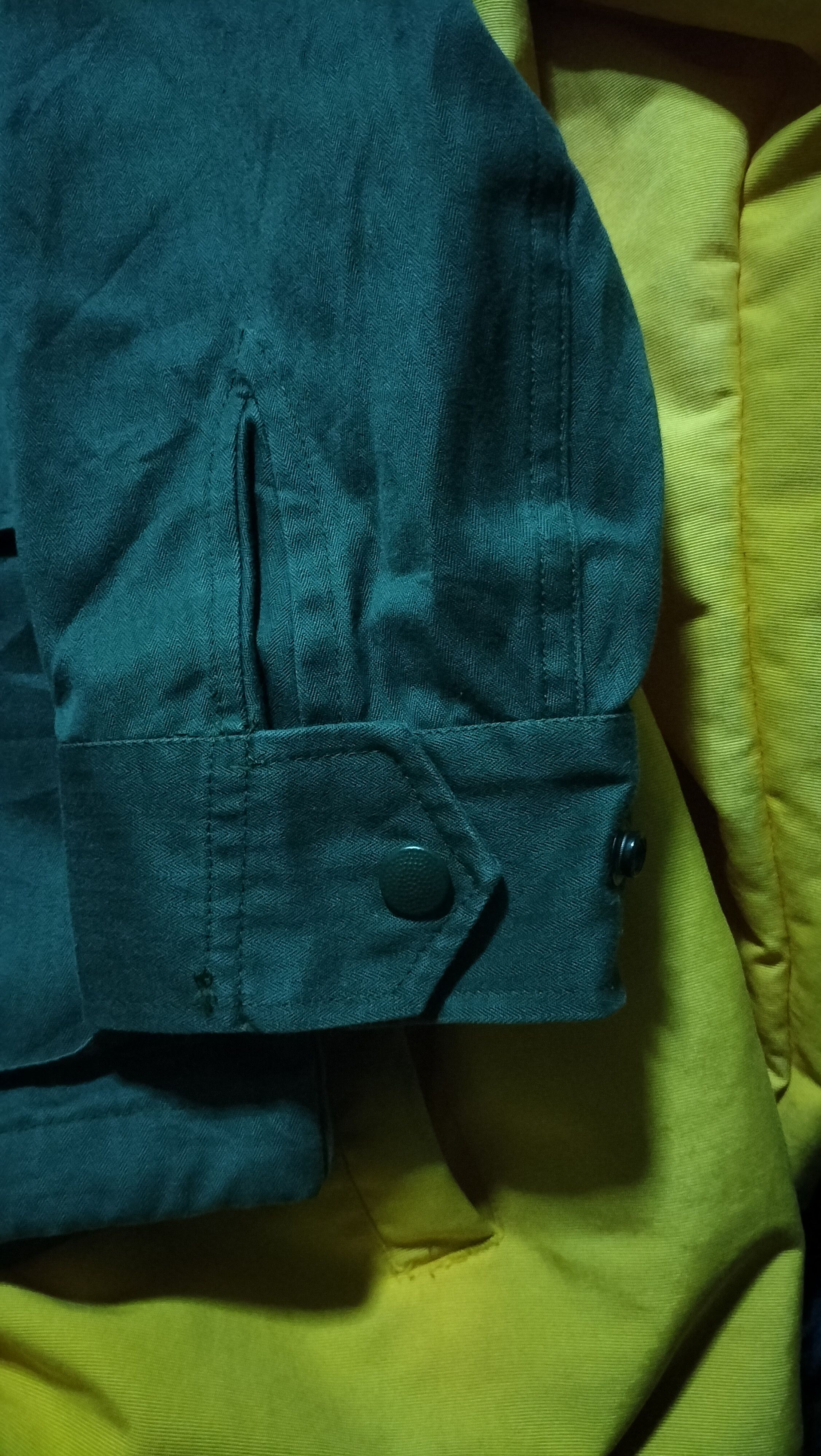 Vintage 70s France Military Jacket HBT Moleskin fashion Army Size US M / EU 48-50 / 2 - 10 Thumbnail