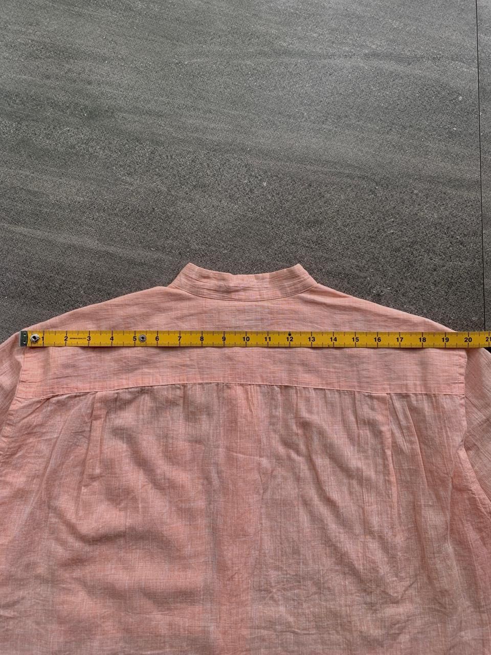 Issey Miyake FREE TAX! Linen Blend Shanghai Collared Shirt Size US M / EU 48-50 / 2 - 9 Thumbnail