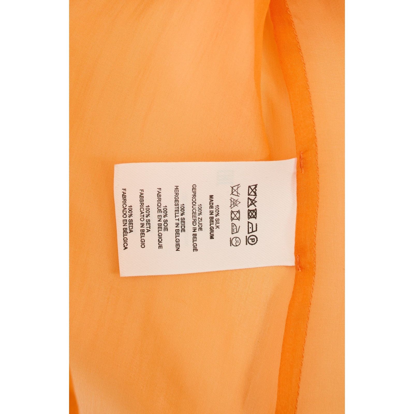 Dries Van Noten Orange Skirt Size 26" / US 2 / IT 38 - 5 Thumbnail