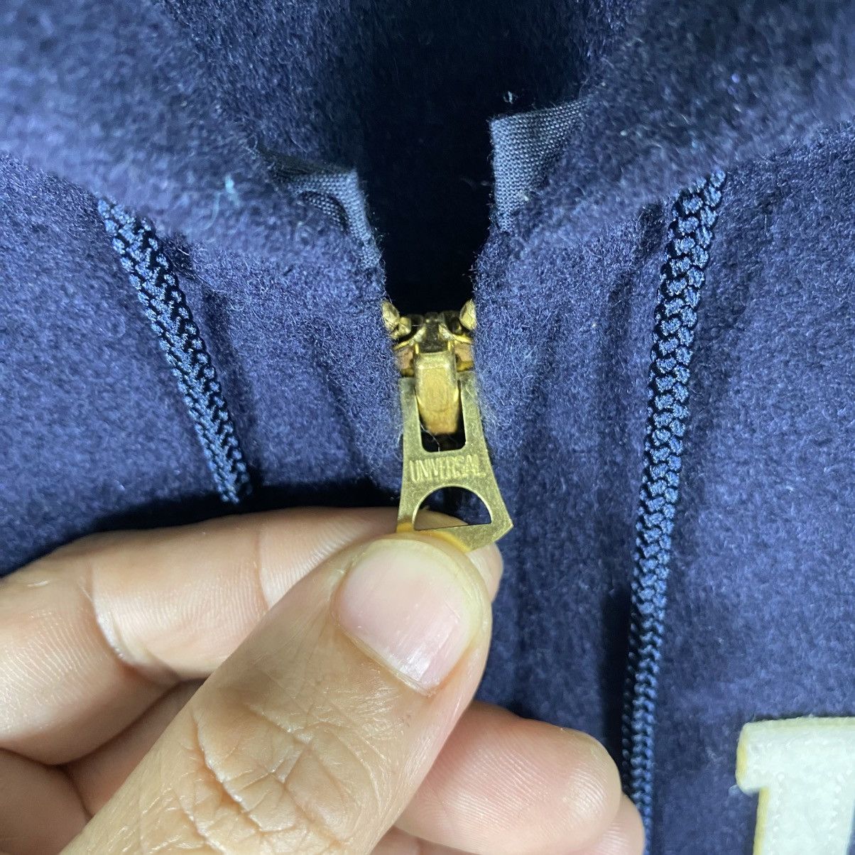 Champion × Vintage Vintage 50s Champion Reproduction Label Wool Hoodie Size US M / EU 48-50 / 2 - 7 Thumbnail