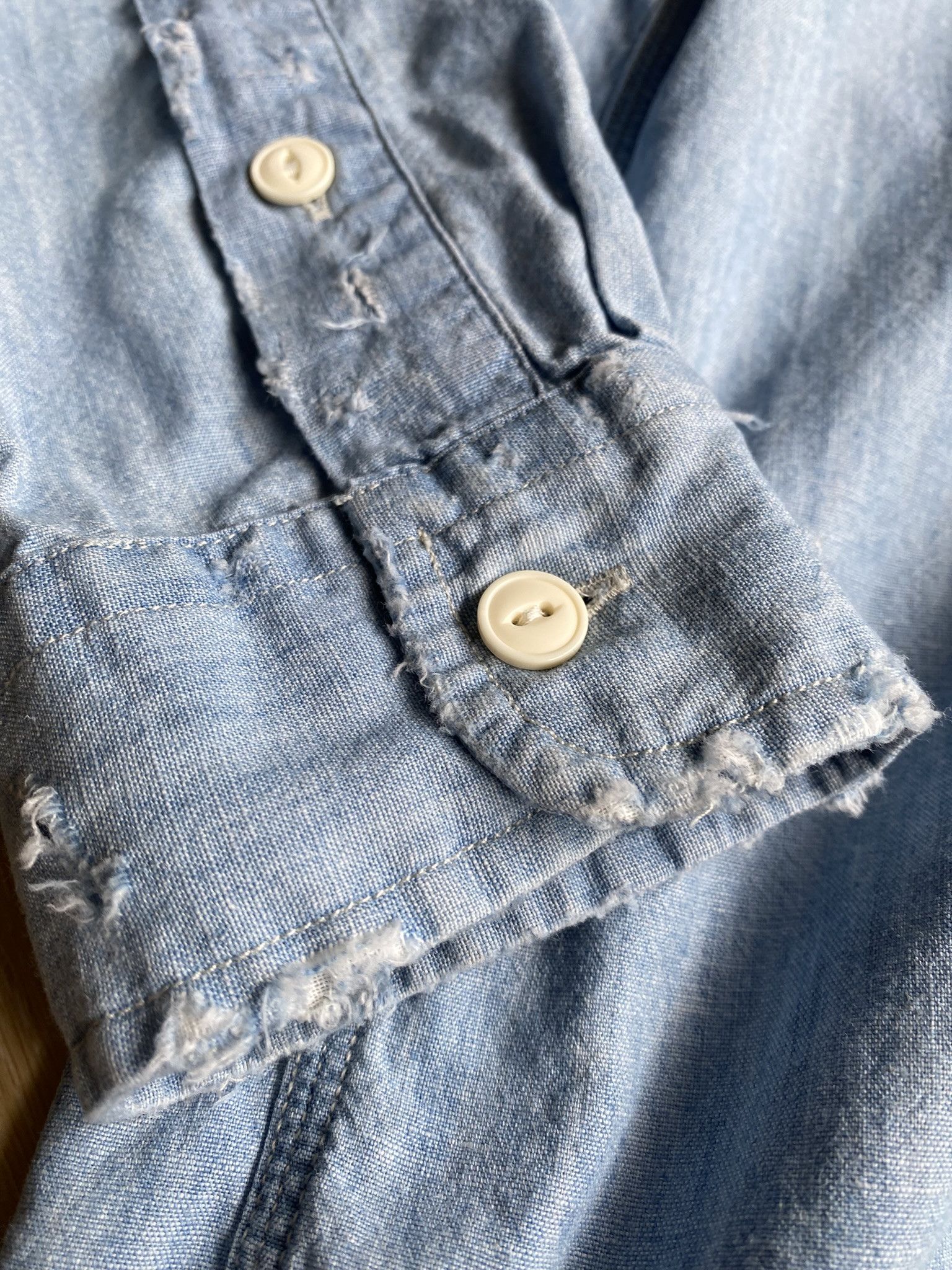 Kapital Worn-In Chambray Shirt Size US M / EU 48-50 / 2 - 7 Thumbnail