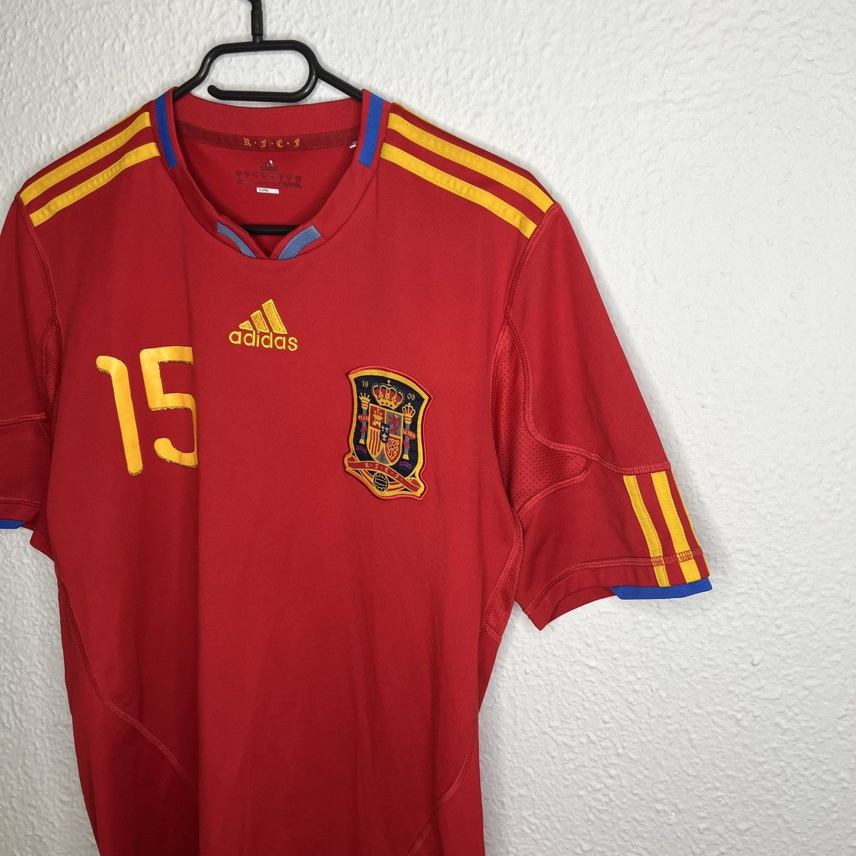 Adidas Adidas Spain Home Hit Ramos 15 2009/2010 Red World Champions Size US M / EU 48-50 / 2 - 3 Thumbnail