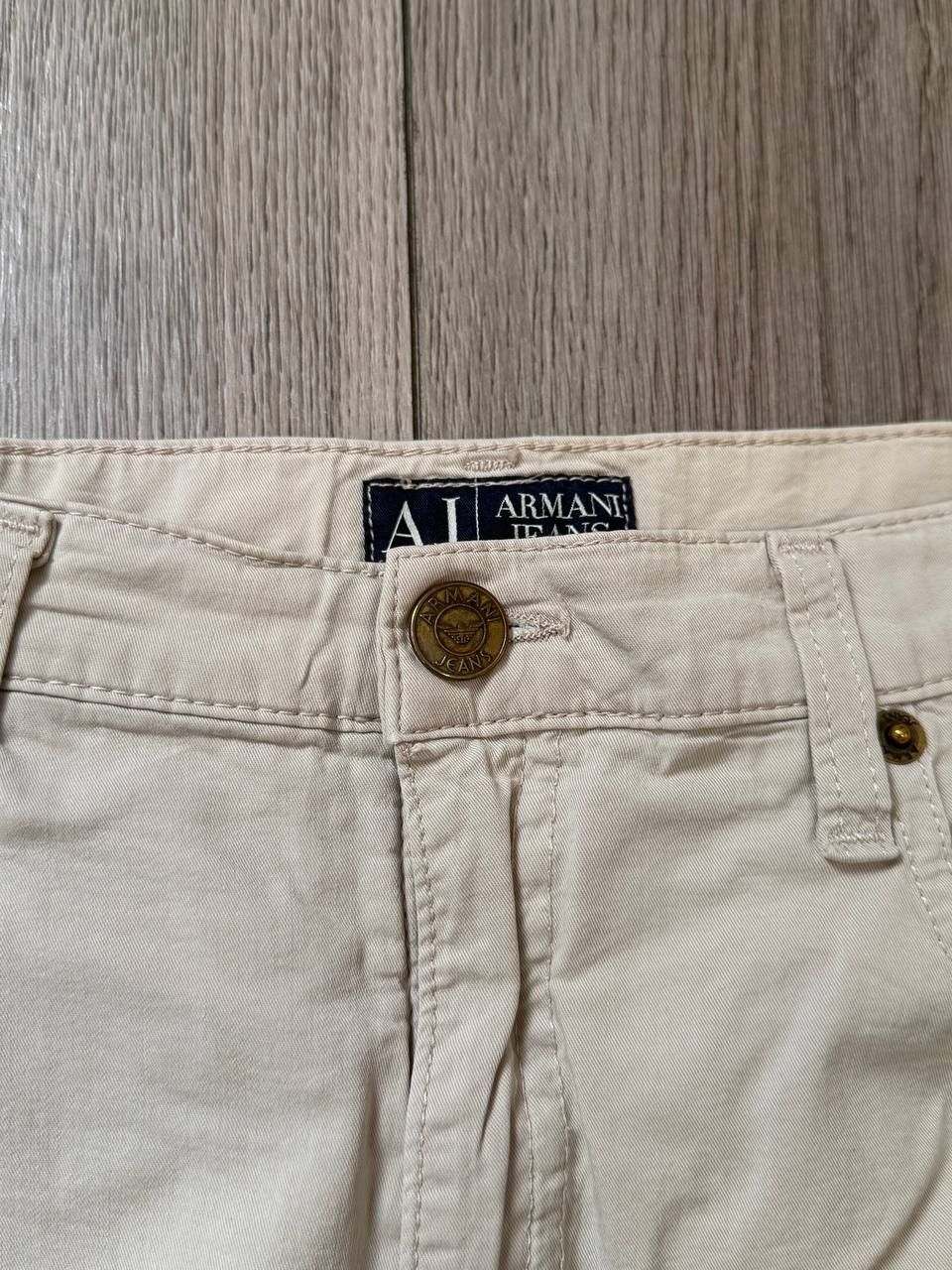 Armani Armani jeans women size 29 beige tapered Size 29" - 4 Thumbnail
