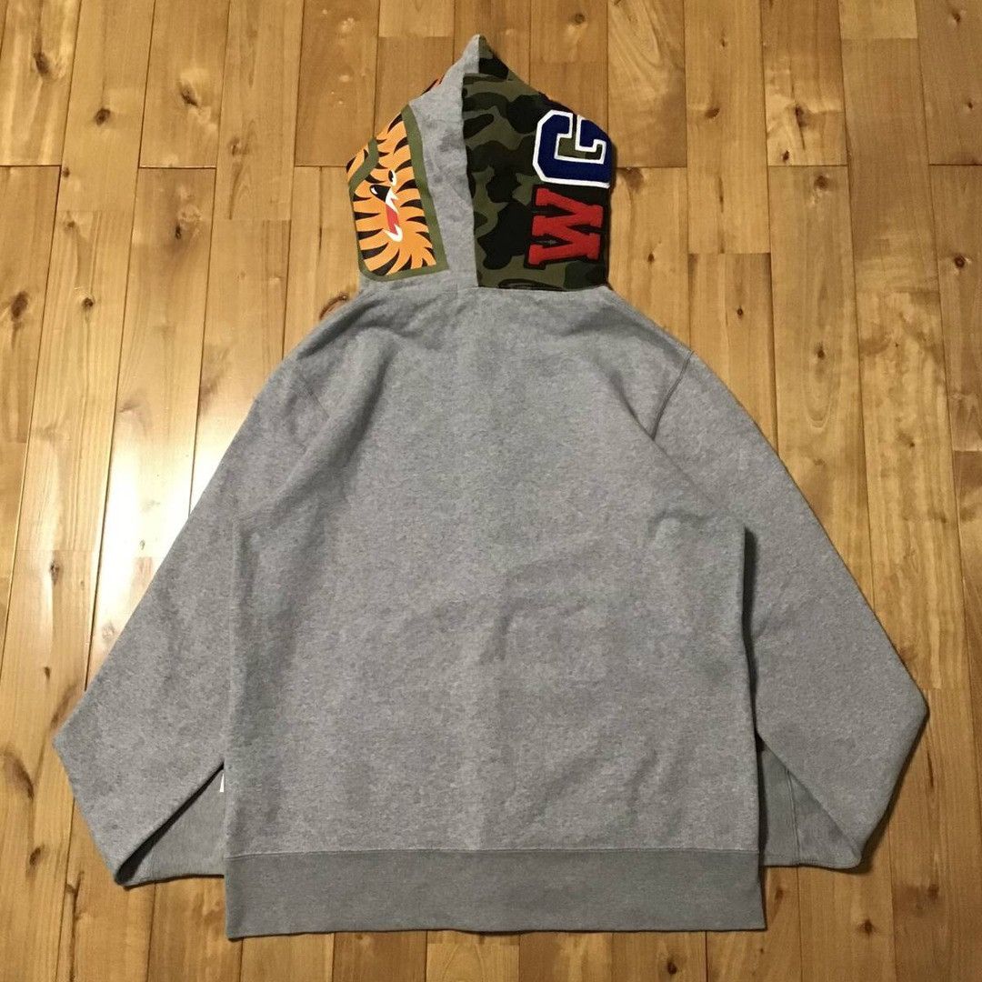 Bape BAPE CAMO Crazy Face Tiger Shark Full Zip Hoodie APE Size US L / EU 52-54 / 3 - 6 Thumbnail