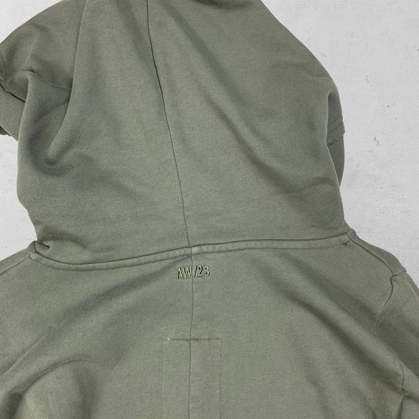 Handmade Rustial Military Green Wide Arm Wizard Hoodie Size US L / EU 52-54 / 3 - 4 Thumbnail