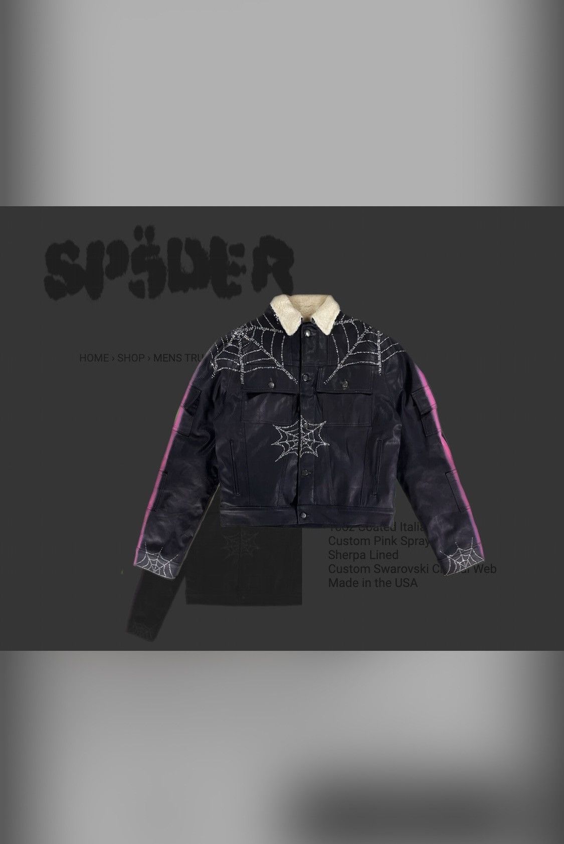 Sp5der Sp5der Trucker Jacket | Grailed