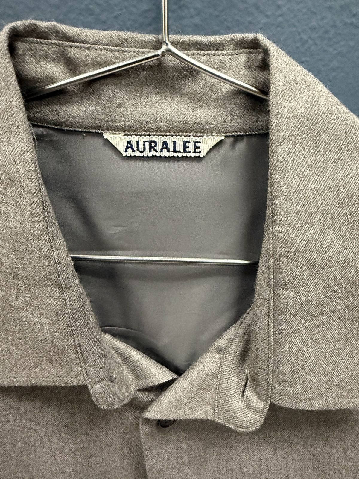 Auralee auralee super fine wool 100% shirts sz5 Size US XL / EU 56 / 4 - 2 Thumbnail