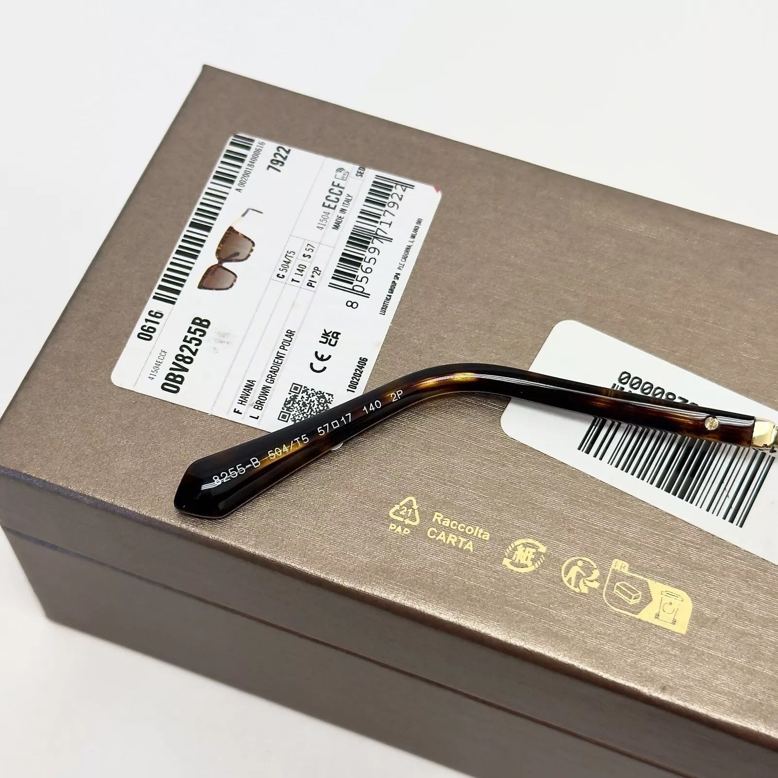 Bvlgari BVLGARI Serpenti Viper BV8255B POLARIZED Sunglasses 8255 Size ONE SIZE - 8 Thumbnail