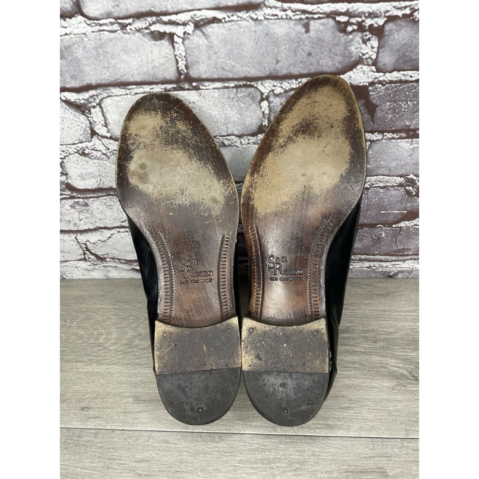 Other San Remo Black Leather Croc Kilte Tassel Dress Loafers Men S Size US 9.5 / EU 42-43 - 9 Thumbnail