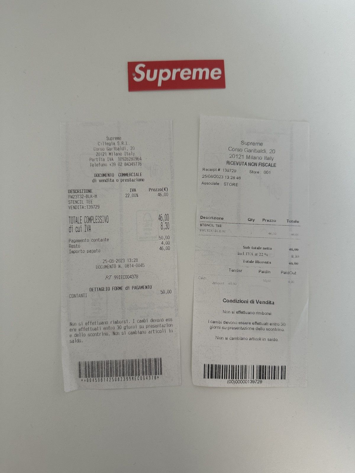 Supreme Supreme Stencil Tee Black Size US M / EU 48-50 / 2 - 5 Thumbnail
