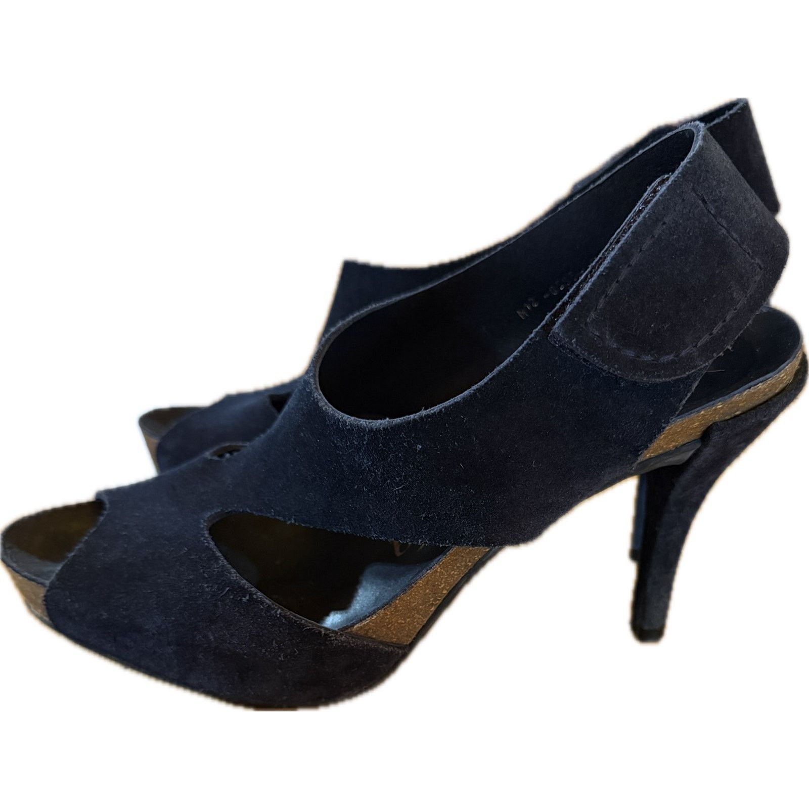 Pedro Garcia Pedro Garcia $650 Heels Womens Black Cutout Slingback 7.5 Size US 7.5 / IT 37.5 - 4 Thumbnail