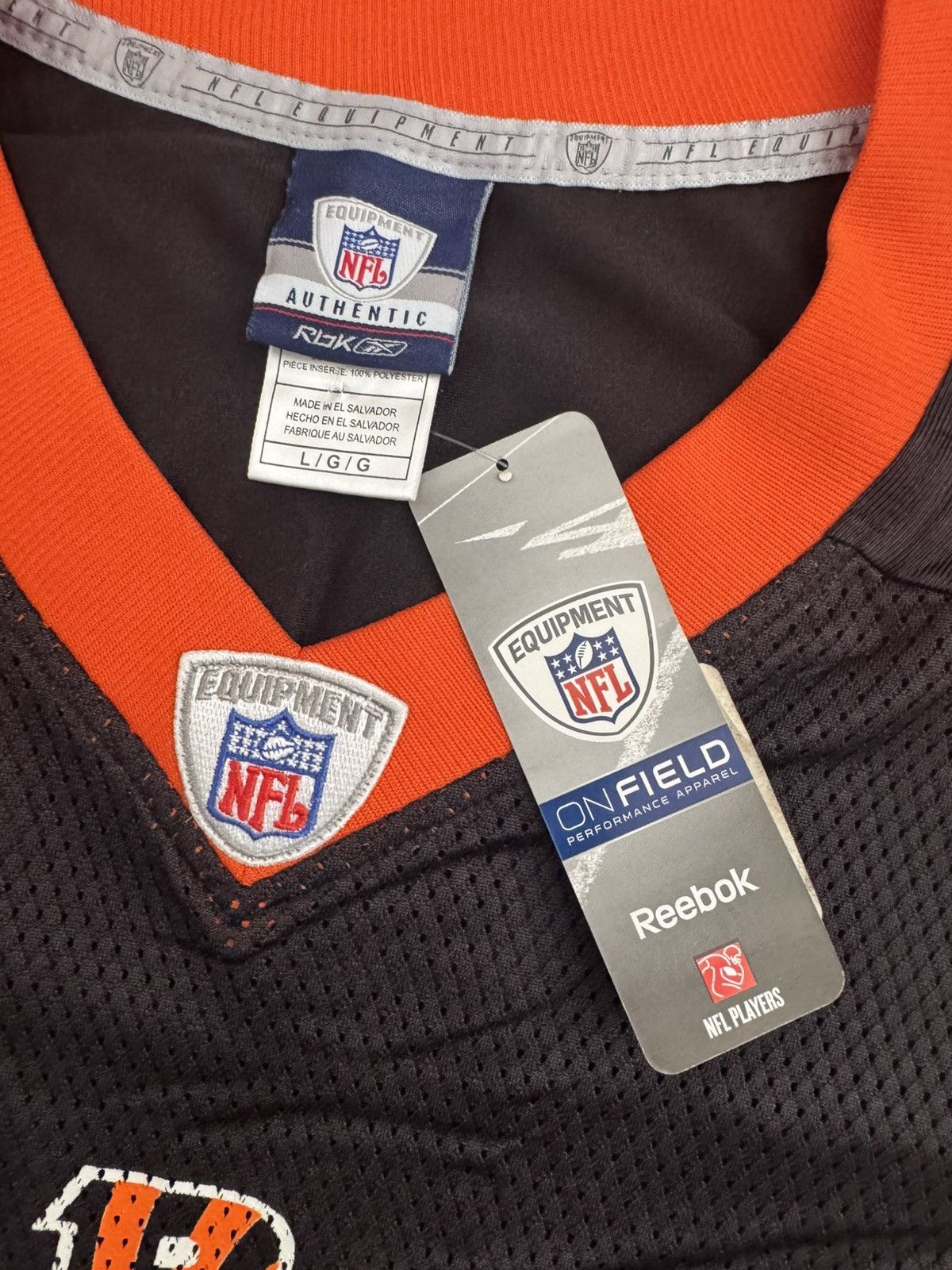 Reebok Jermaine Gresham #84 Cincinnati Bengals NFL On Field Jersey Size US L / EU 52-54 / 3 - 4 Thumbnail