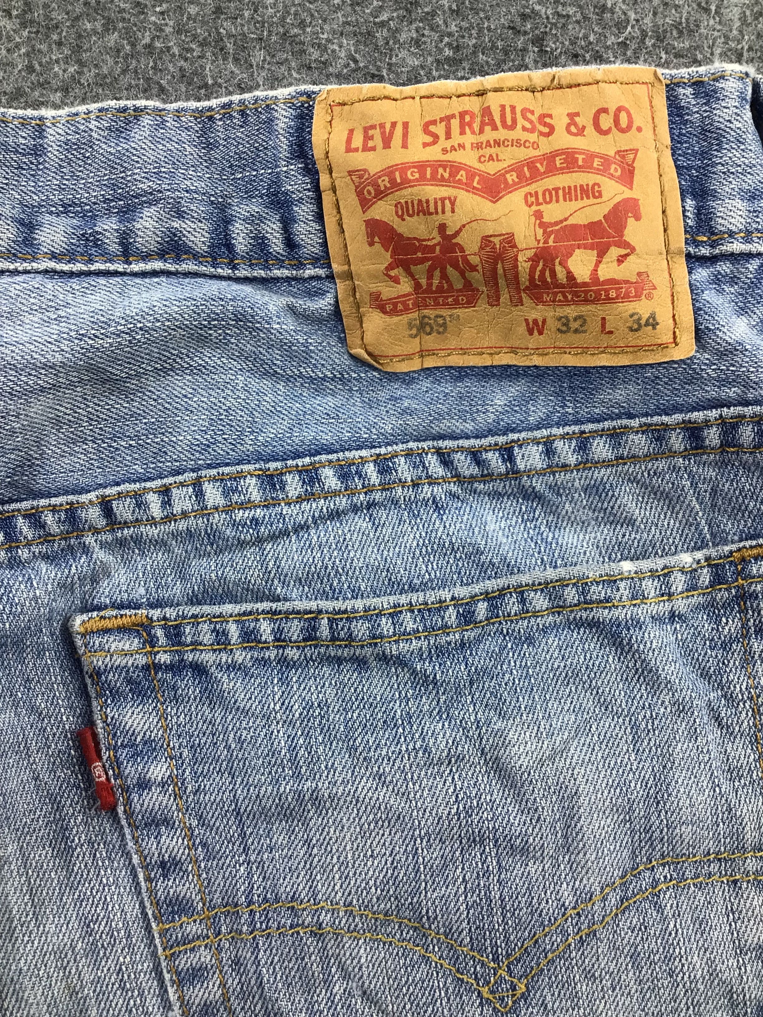 Levi's Vintage Levis 569 Jeans faded Blue Denim KJ261 Size US 32 / EU 48 - 5 Thumbnail