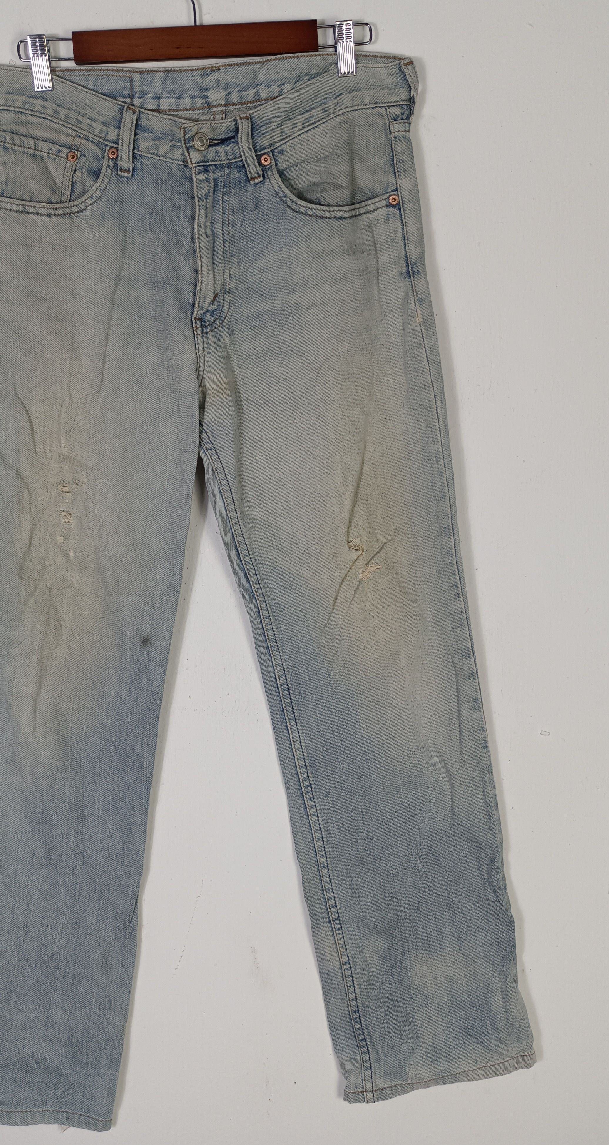 Le Grande Bleu (L.G.B.) × Levi's × Levi's Vintage Clothing Vintage💥 Levi's 533 button C72 single (R) Distressed Size US 32 / EU 48 - 6 Thumbnail