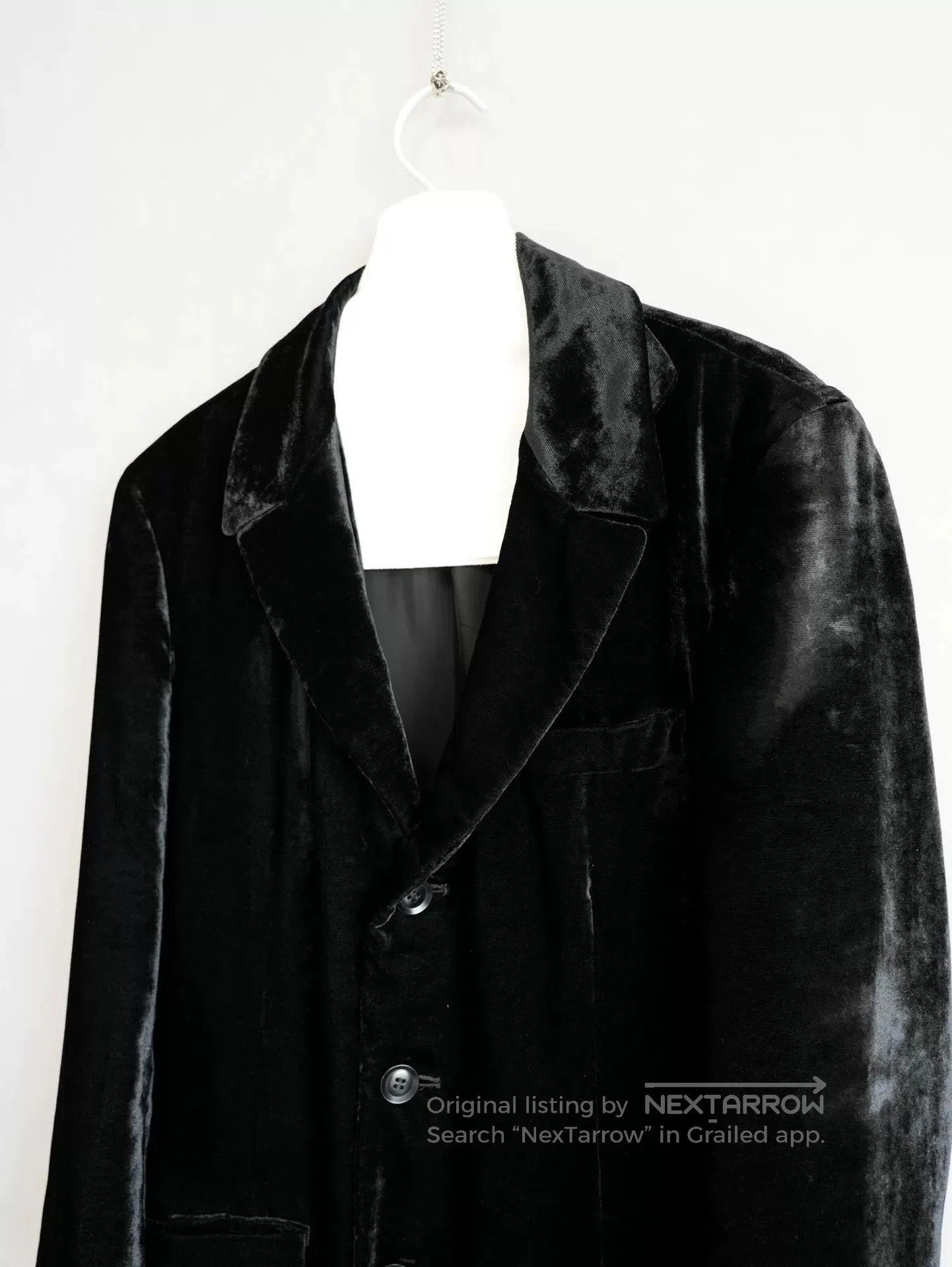 Yohji Yamamoto yohji yamamoto black velvet dr.jkt coat. Size US L / EU 52-54 / 3 - 4 Thumbnail