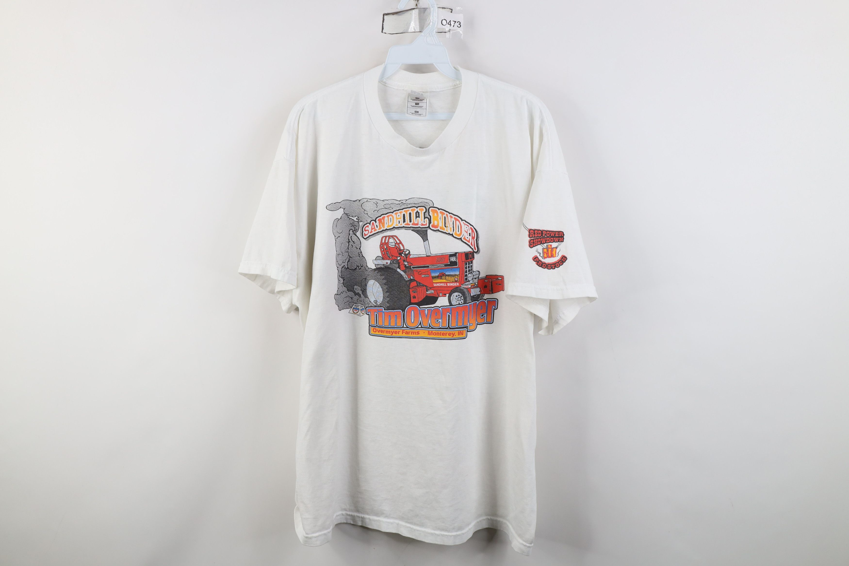 Vintage Vintage 90s Y2K Farms Sandhill Binder Tractor Racing T-Shirt Size US XXL / EU 58 / 5 - 1 Thumbnail