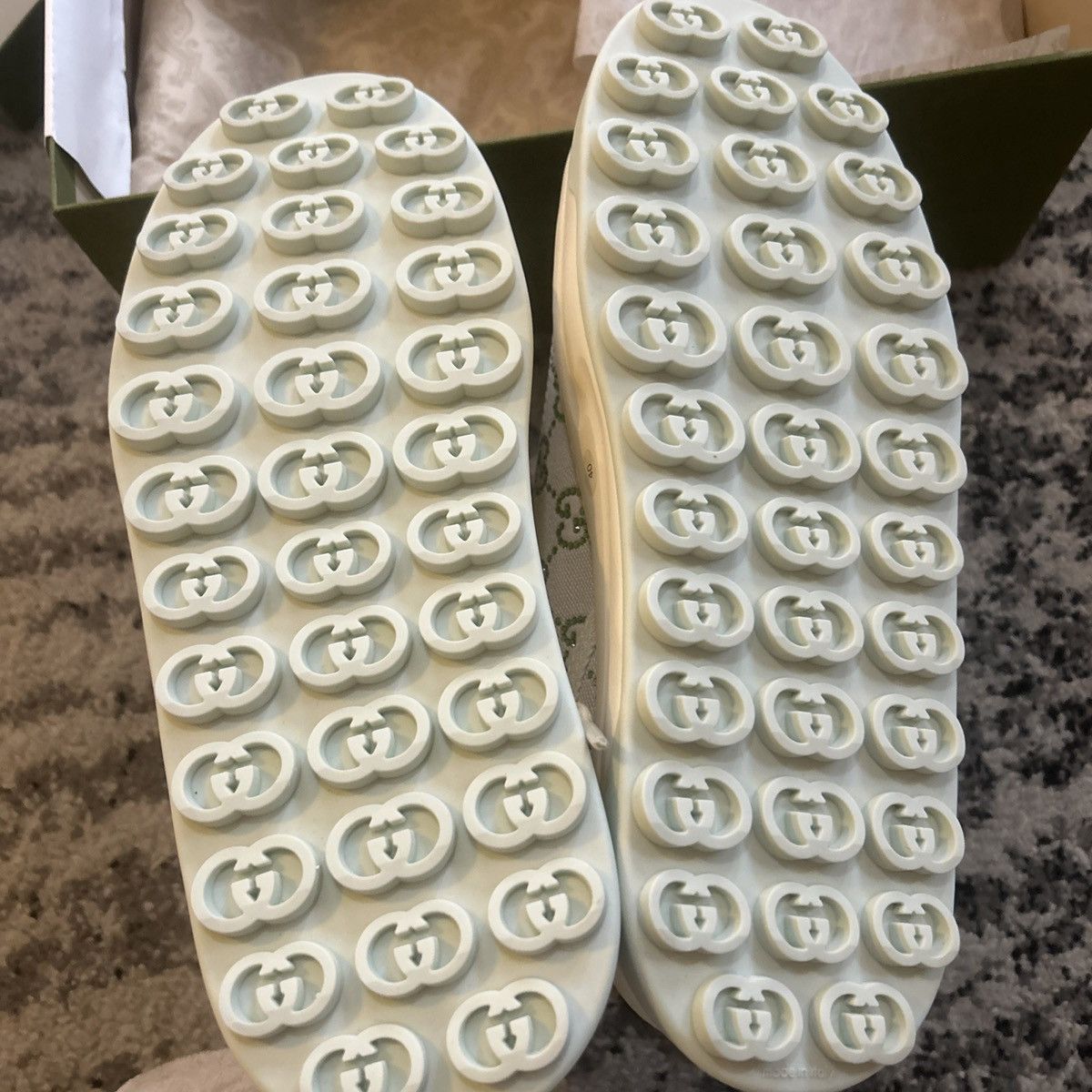 Gucci Gucci Canvas Lame Crystal GG Monogram Womens 1977 Sneakers Size US 10 / IT 40 - 7 Thumbnail
