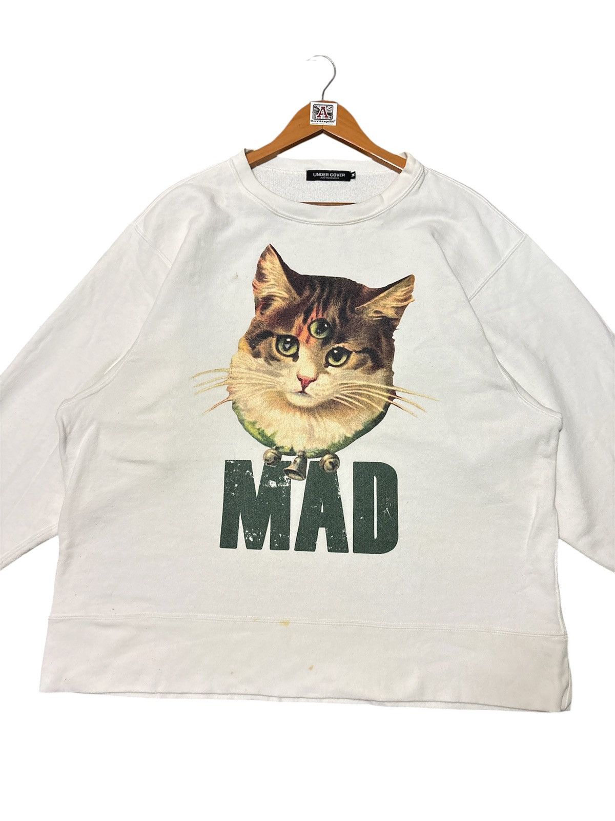 Undercover 💸BINDING OFFER💸UNDERCOVER MADSTORE CAT SWEATSHIRT💥 Size US M / EU 48-50 / 2 - 4 Thumbnail