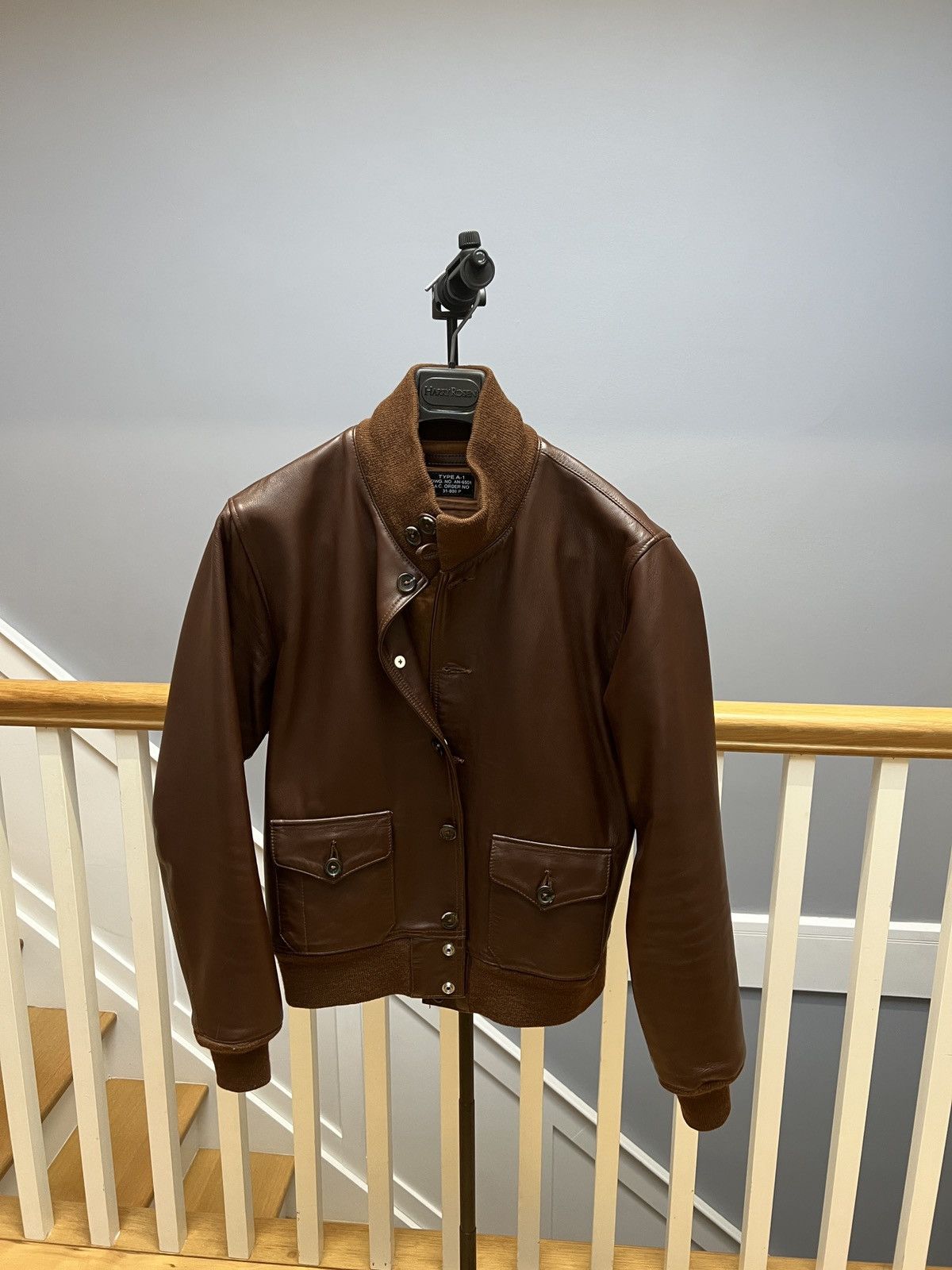 Vintage Vintage repro A-1 Leather Jacket Size US M / EU 48-50 / 2 - 1 Thumbnail