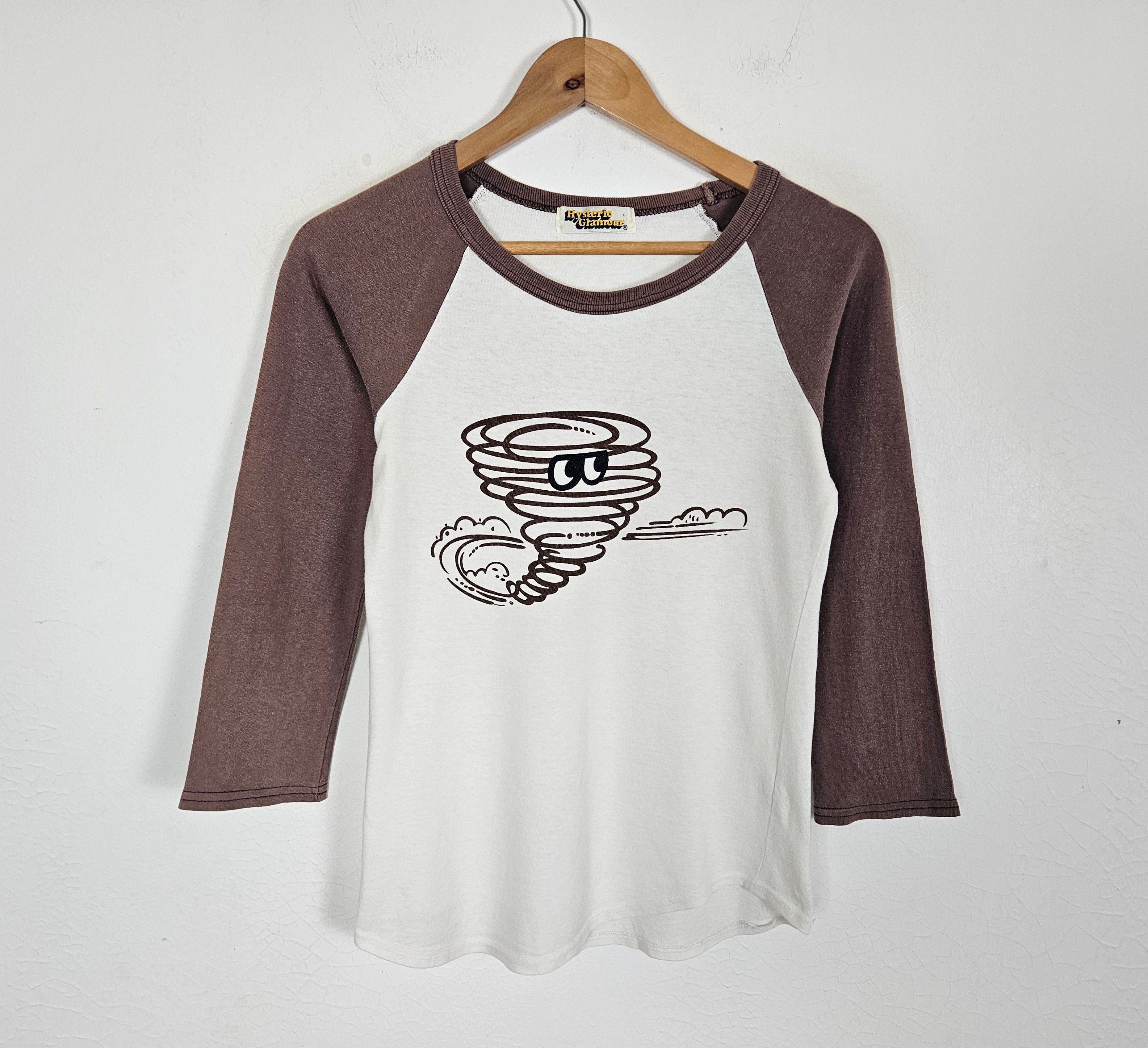 Hysteric Glamour Hysteric Glamour twister tornado raglan shirt Size S / US 4 / IT 40 - 3 Thumbnail