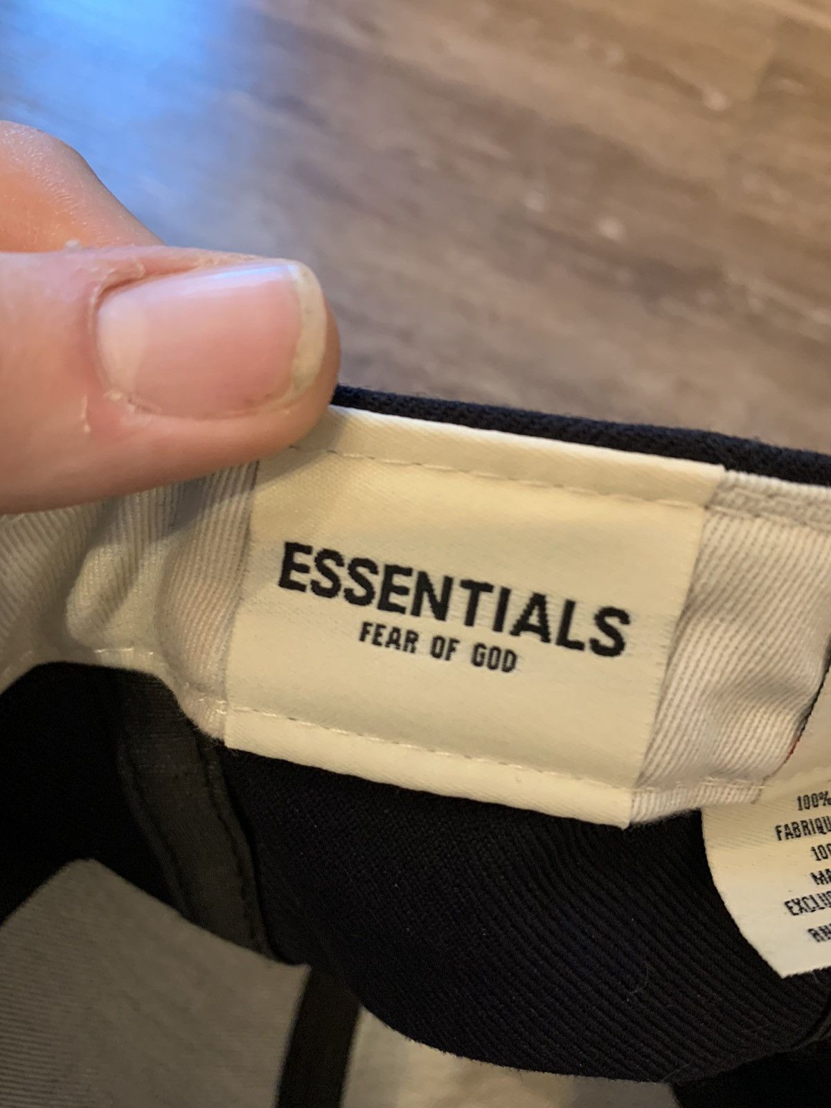 Essentials × New Era 7 3/8 Navy Essentials FOG New Era Cap Size ONE SIZE - 2 Thumbnail