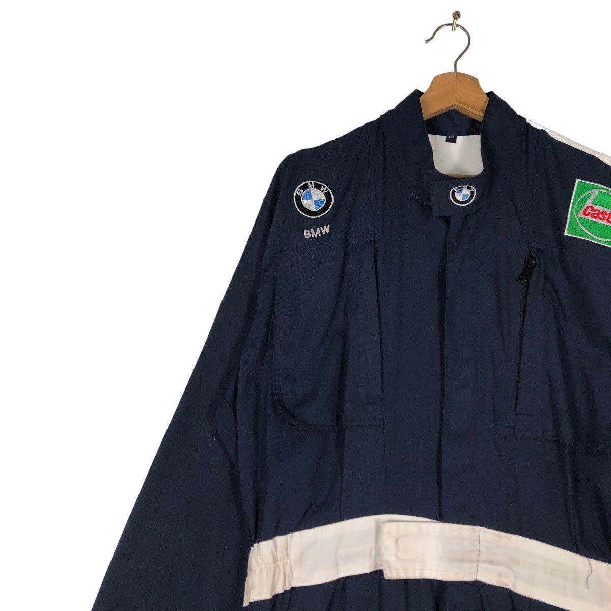 Japanese Brand 🔥Vintage Overall Racing BMW Williams F1 Team HP Castrol Size US 38 / EU 54 - 8 Thumbnail