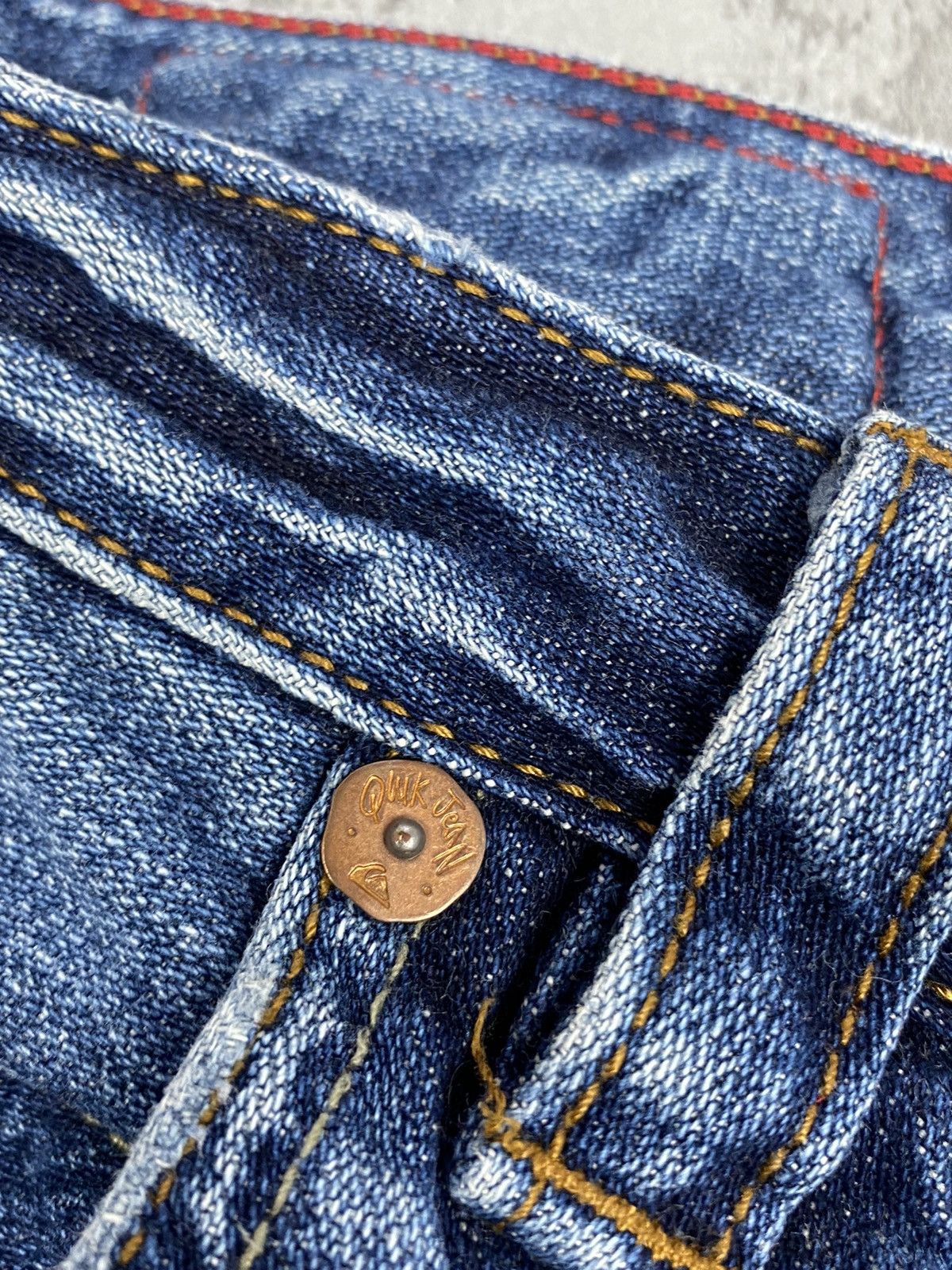 Quiksilver Quiksilver Relaxed Fit Distresed Denim quikjean skate Size US 33 - 8 Thumbnail