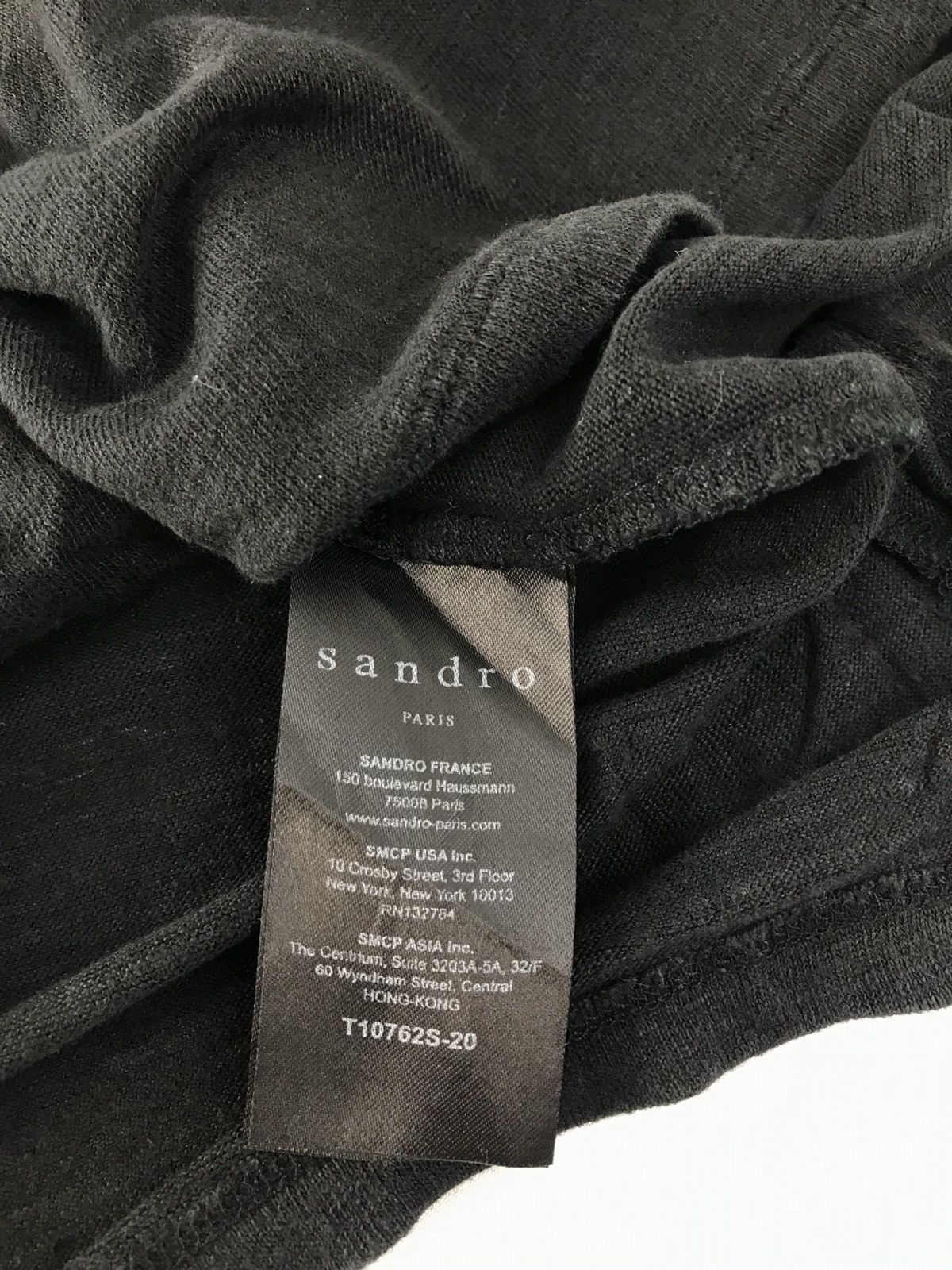 Sandro 90s Sandro Paris Polo Tee T-Shirt Plain Design Size US L / EU 52-54 / 3 - 6 Thumbnail