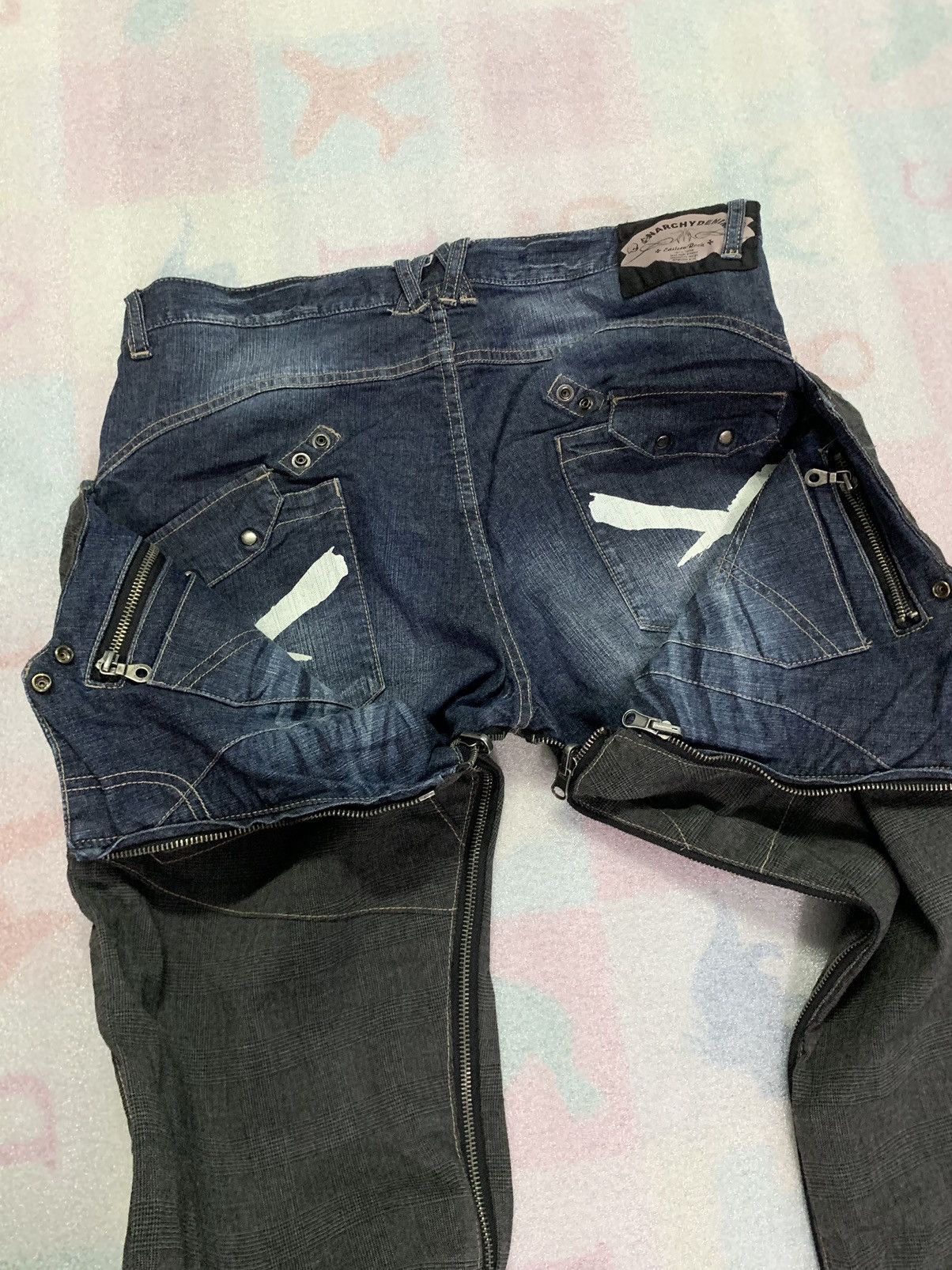 Japanese Brand × PPFM PPFM Anarchy Denim Reversible Size US 34 / EU 50 - 5 Thumbnail