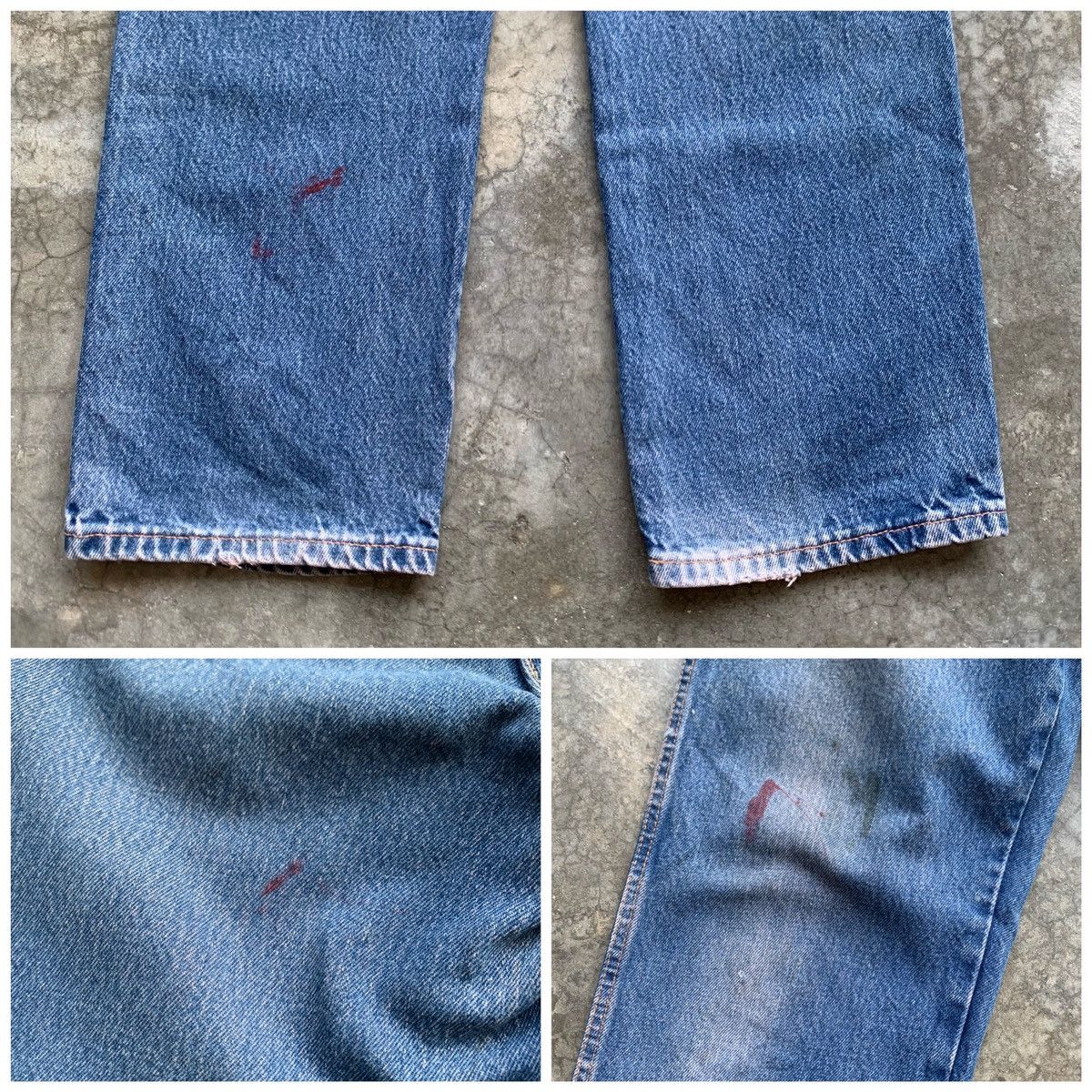 Dickies Vintage Dickies Dirty Denim Jeans Size 33x34 Size US 33 - 10 Thumbnail